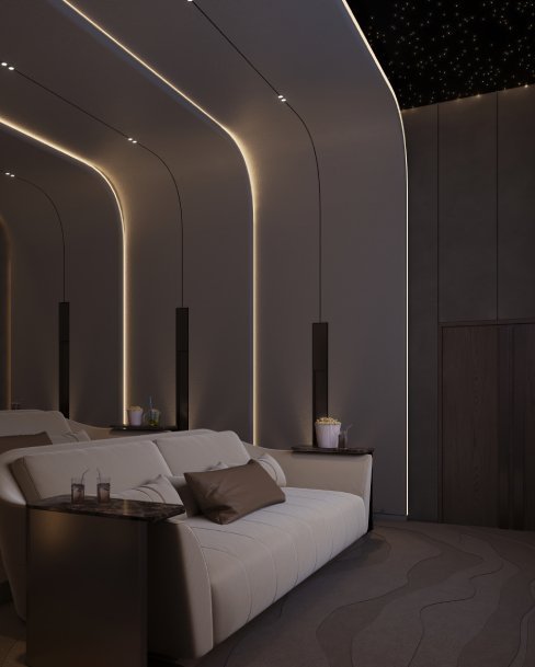 Private Cinema amenity at Nexus Creek