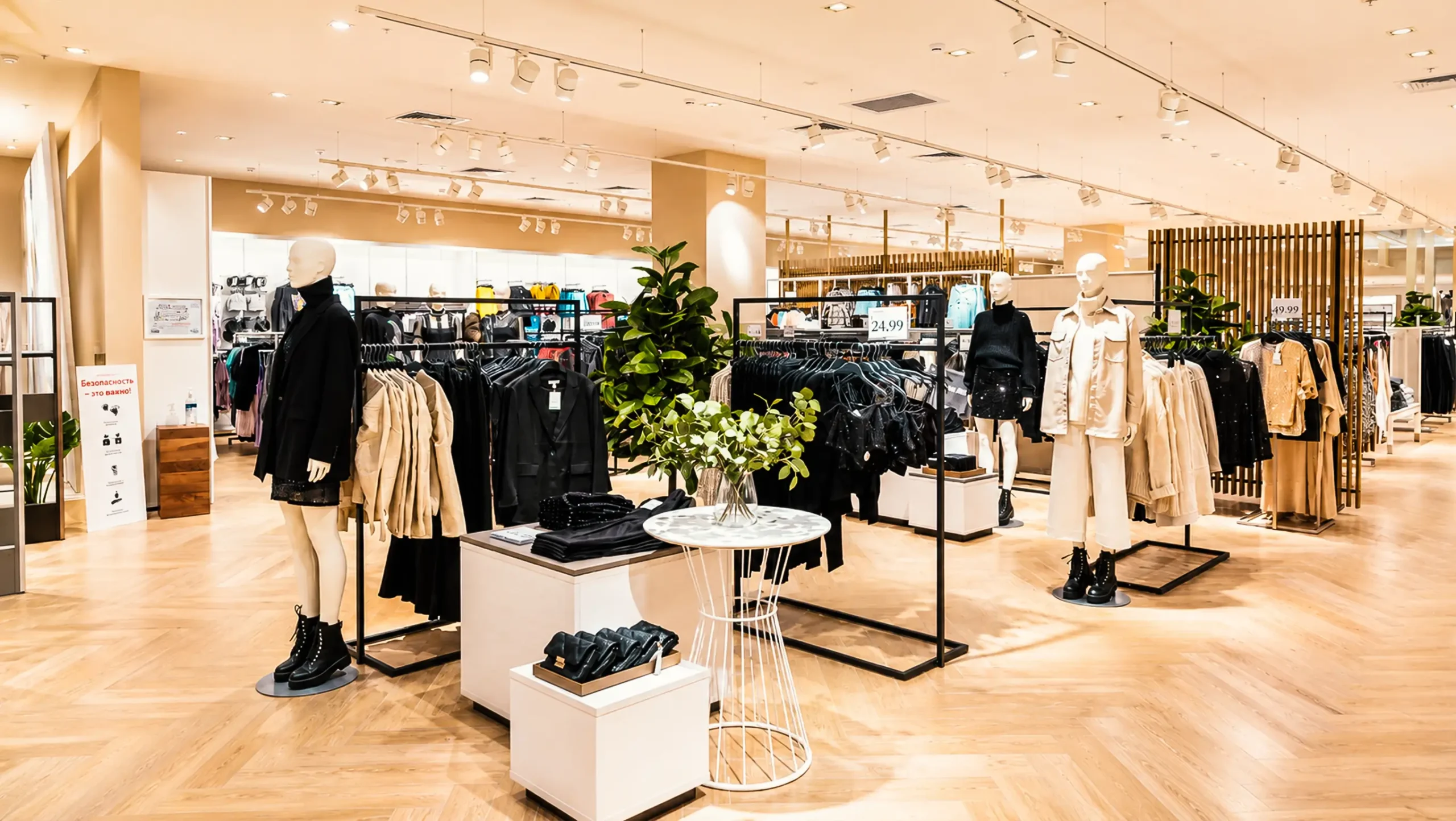 Retail shop interior at Nexus Square