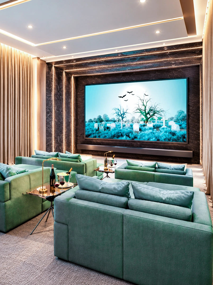 Private cinema amenity at Nexus Creek Islamabad