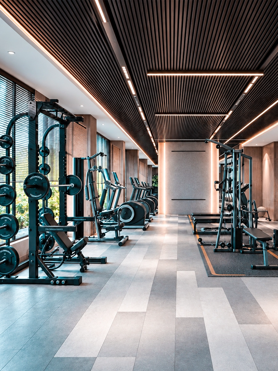 Wellness and fitness centre at Nexus Square in Blue World City Islamabad