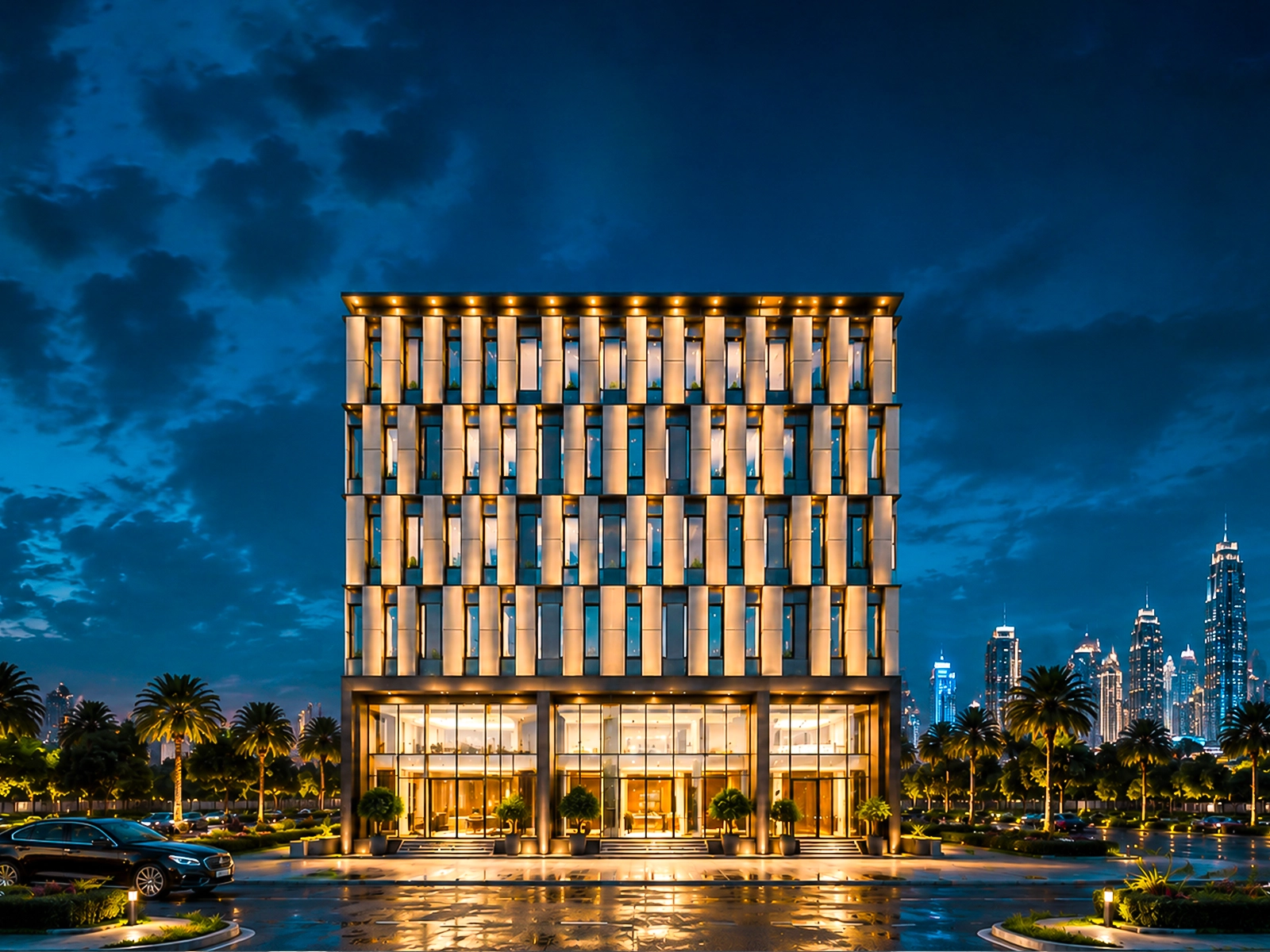 Nexus Square building exterior in Blue World City Islamabad