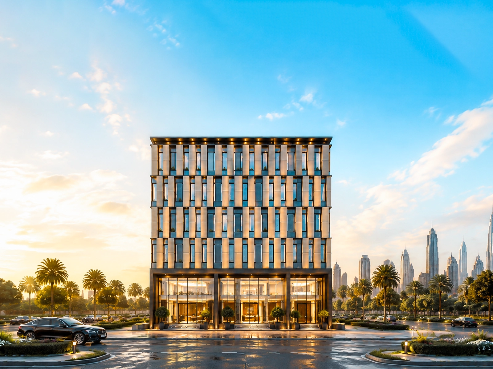 Nexus Square building exterior 02 in Blue World City, Islamabad
