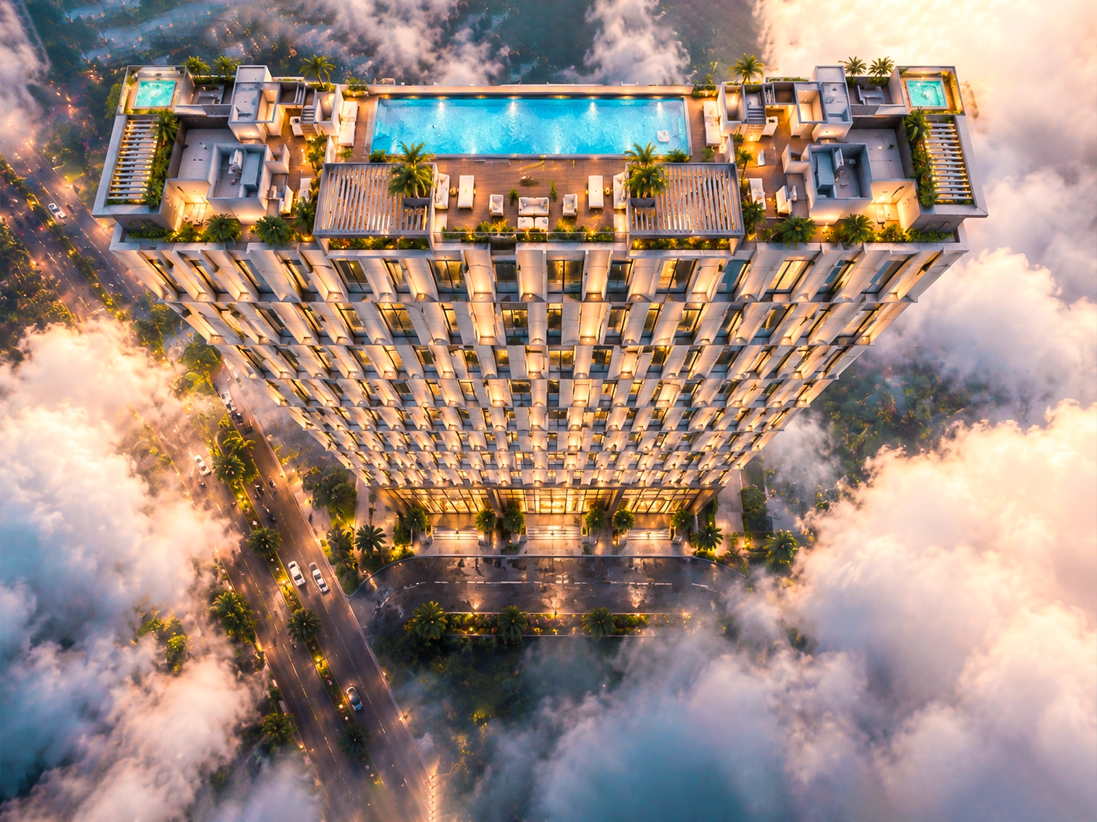 Nexus Square building exterior 03 in Blue World City, Islamabad