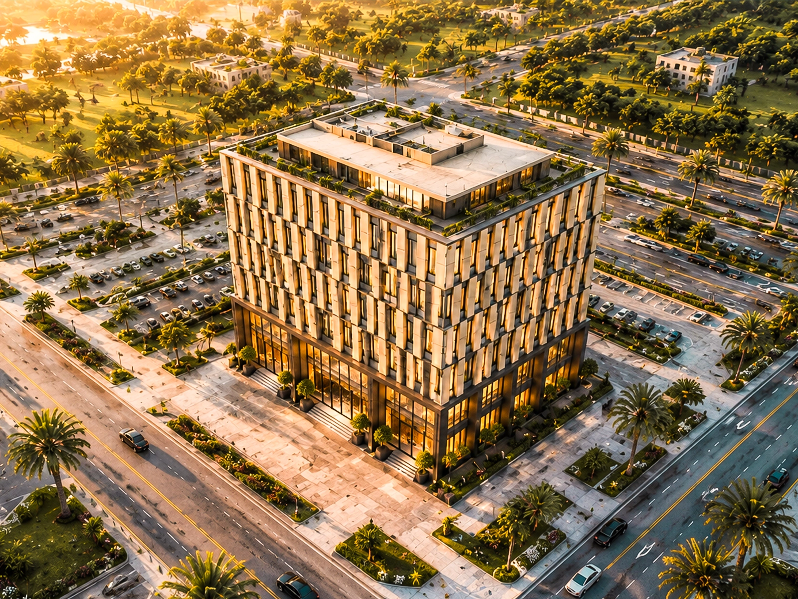 Nexus Square building exterior 05 in Blue World City, Islamabad