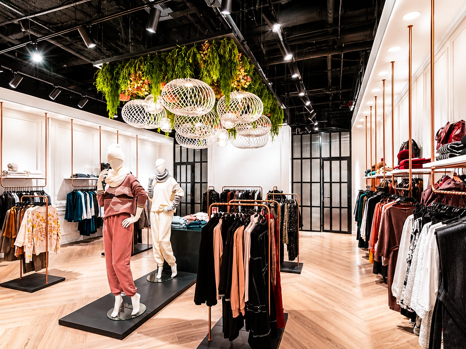 Retail shops at Nexus Square in Blue World City