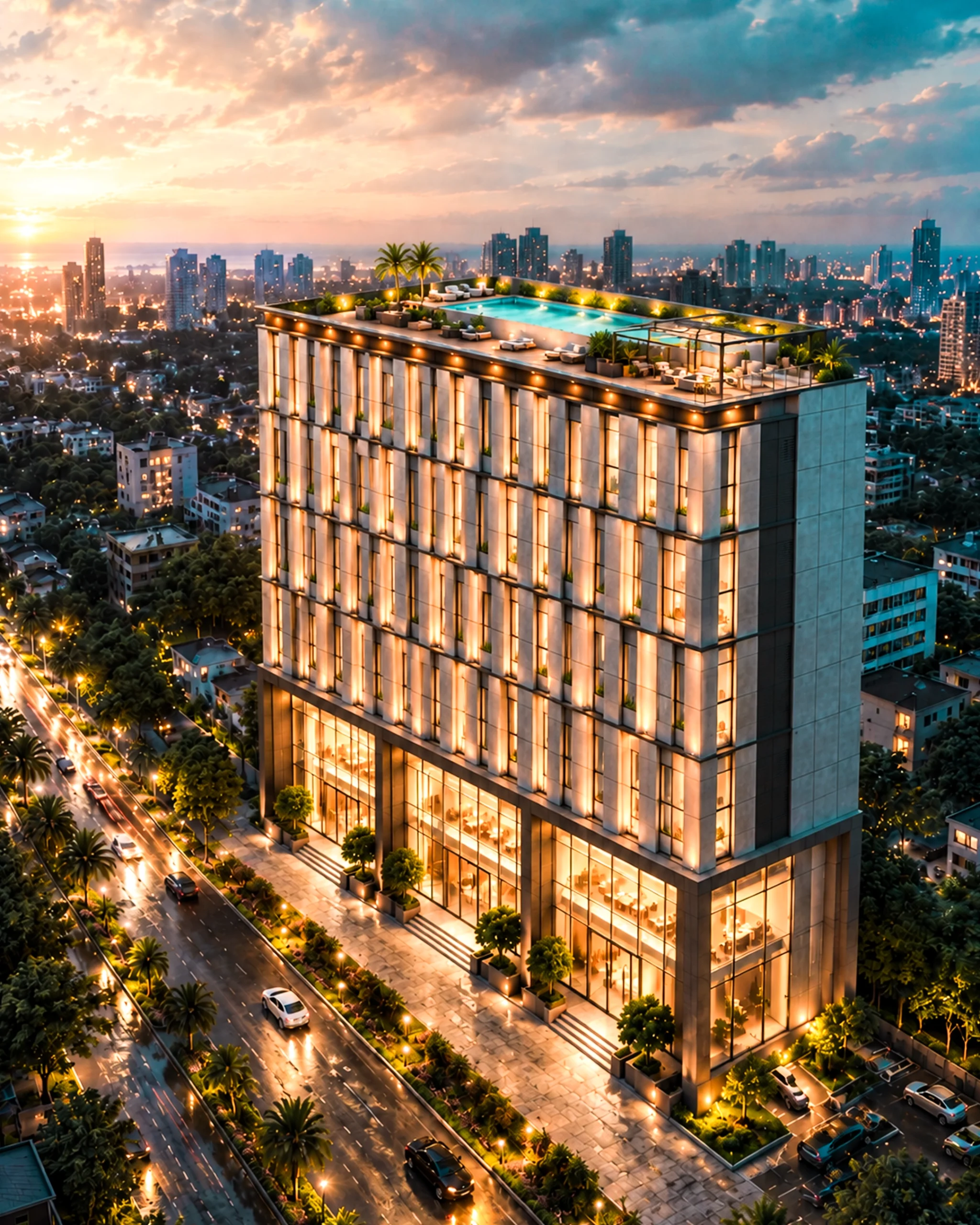 Nexus Square building exterior 21 in Blue World City, Islamabad
