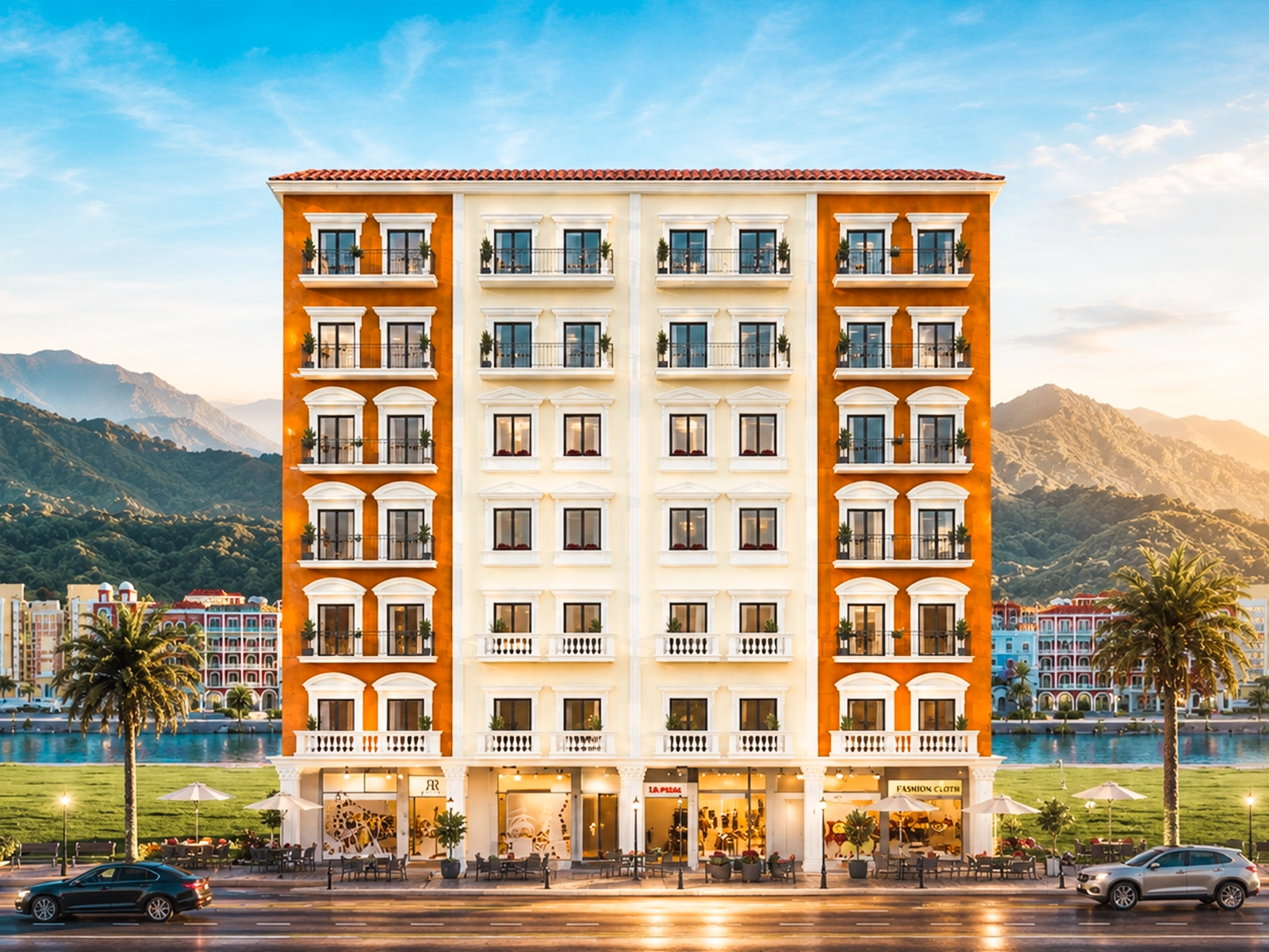 Nexus Creek building exterior 04 in Downtown Park View City, Islamabad