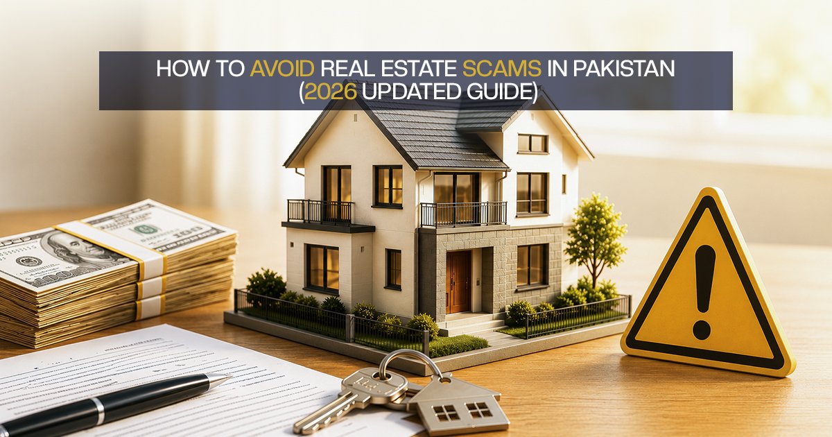 How to avoid real estate scams in Pakistan in 2026 by verifying property documents, approvals, and ownership records.