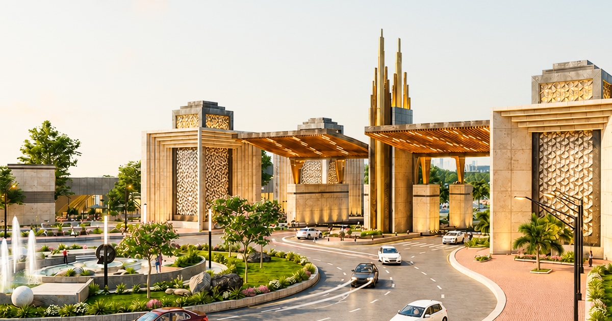 Faisal Town Phase 2 premium housing society near Thalian Interchange