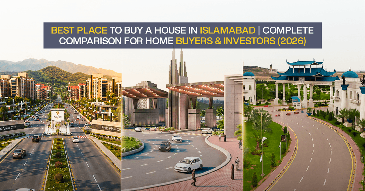 Comparison of housing societies for buying a house in Islamabad in 2026