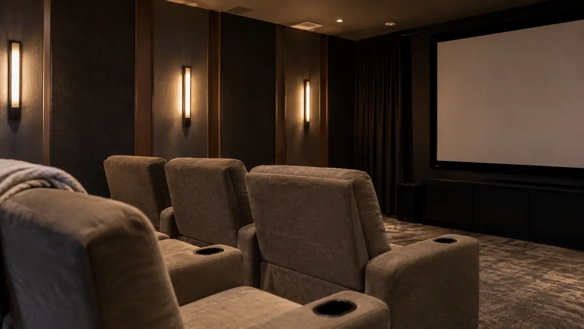 Private cinema amenity at Nexus Creek Islamabad